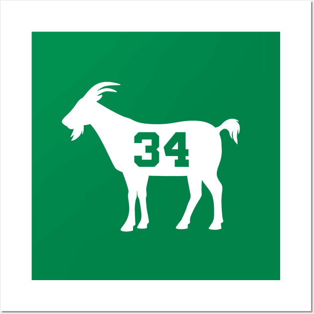 BOS GOAT - 34 - Green Wall Art by KFig21